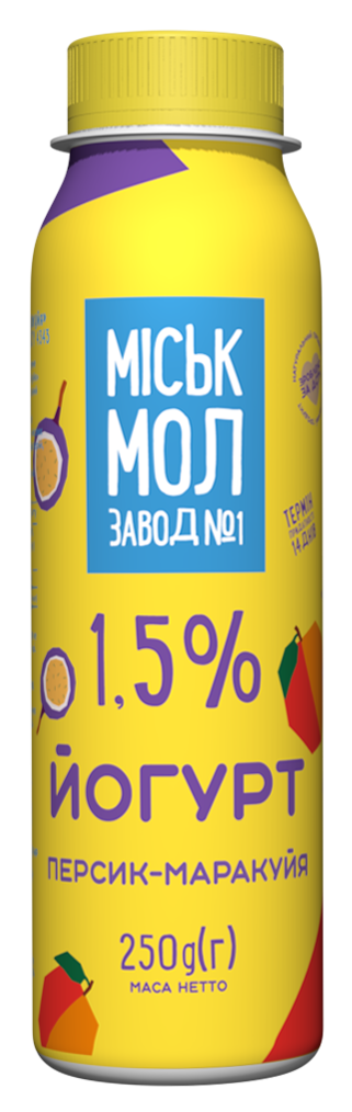 Товар: Йогурт «Персик-маракуйя» 1,5%
