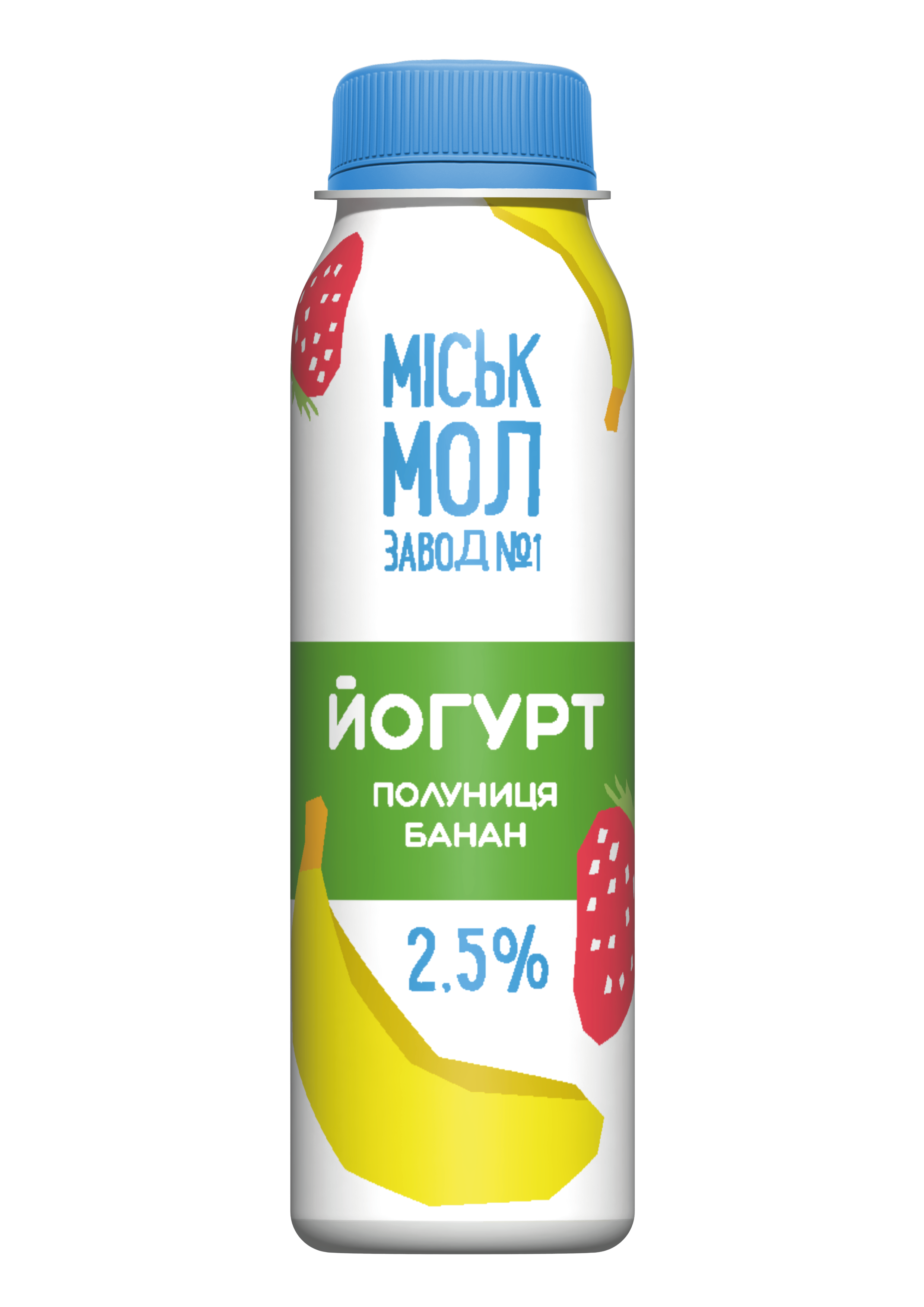 Товар: Йогурт «Полуниця–банан» 2,5%