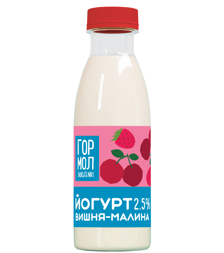 Товар: Йогурт «Вишня-малина» 2,5%