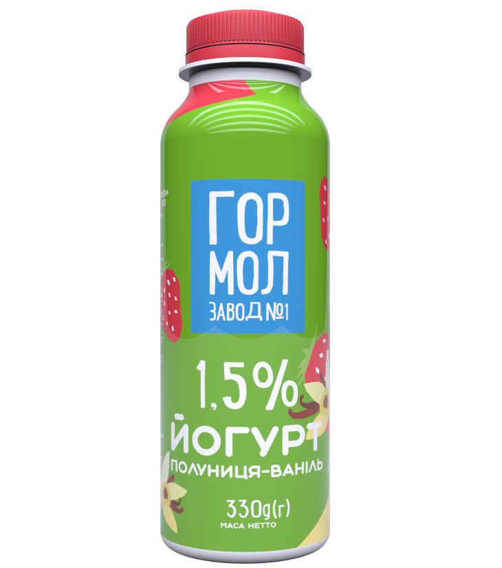 Товар: Йогурт «Клубника-ваниль» 1,5%