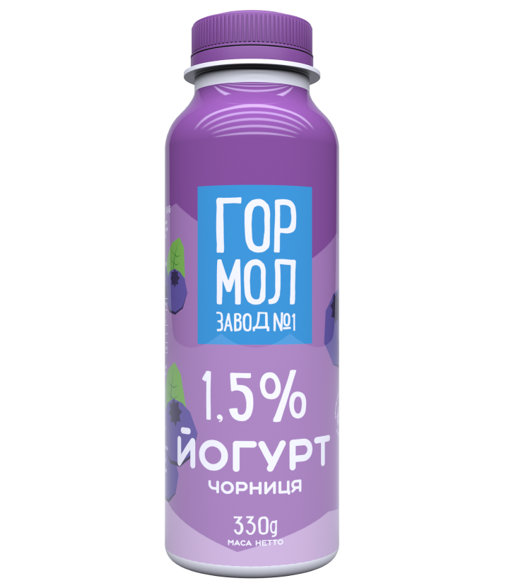 Товар: Йогурт «Чорниця» 1,5%