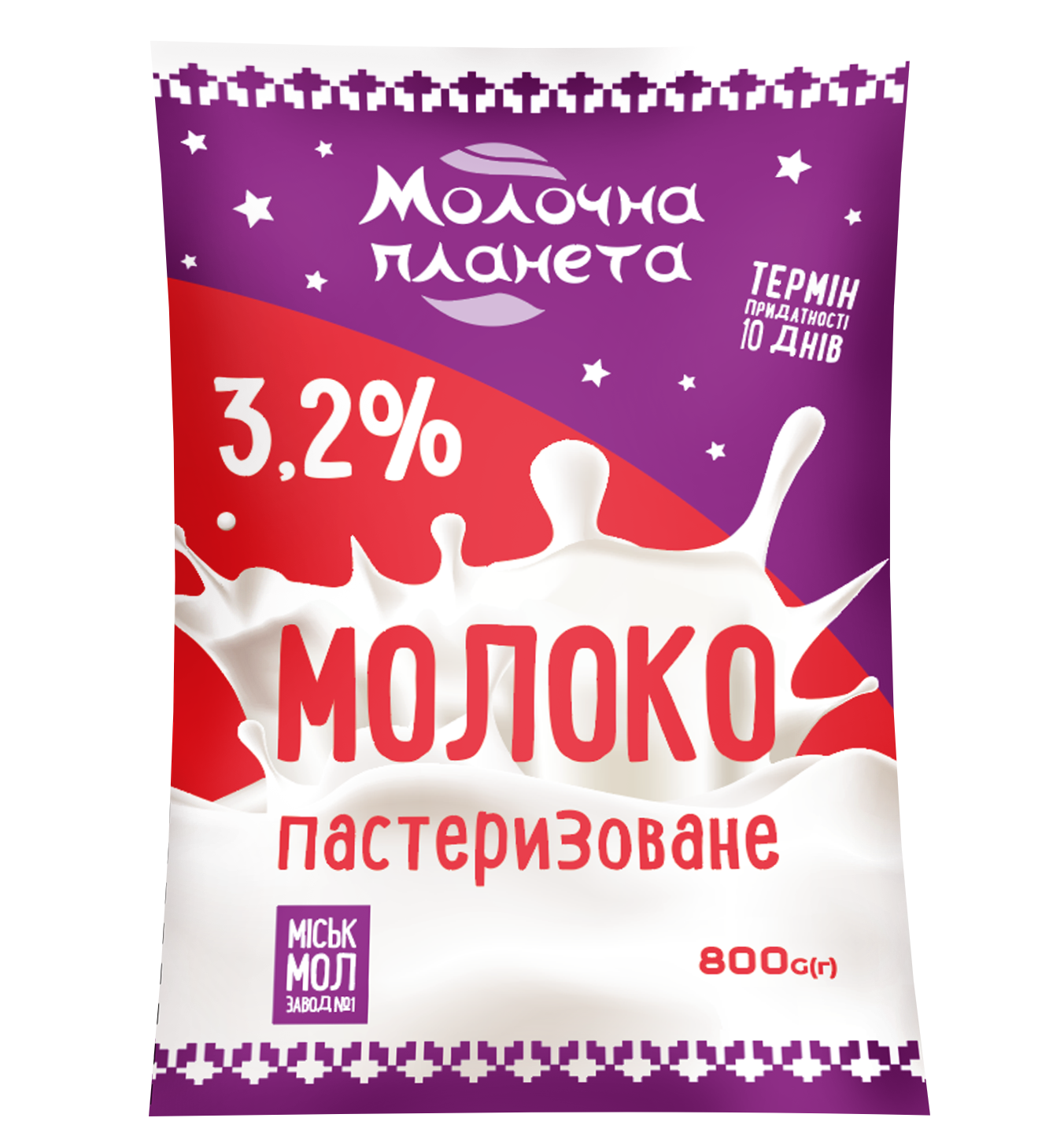 Товар: Молоко пастеризоване 3,2%