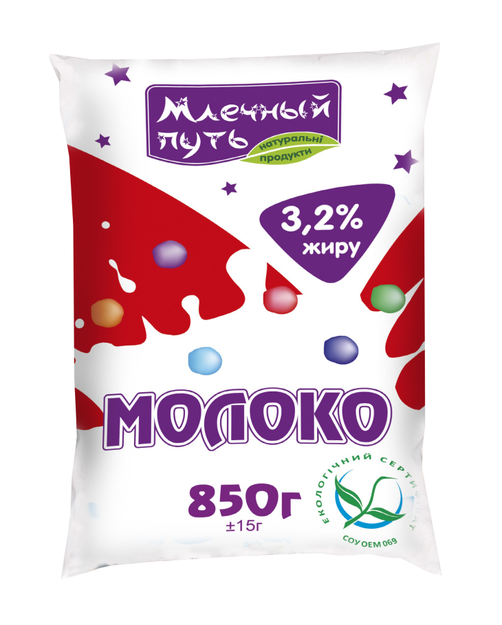 Товар: Молоко пастеризованное 3,2%