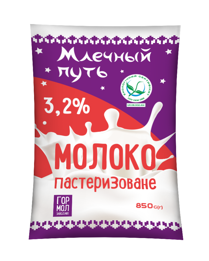 Товар: Молоко пастеризованное 3,2%