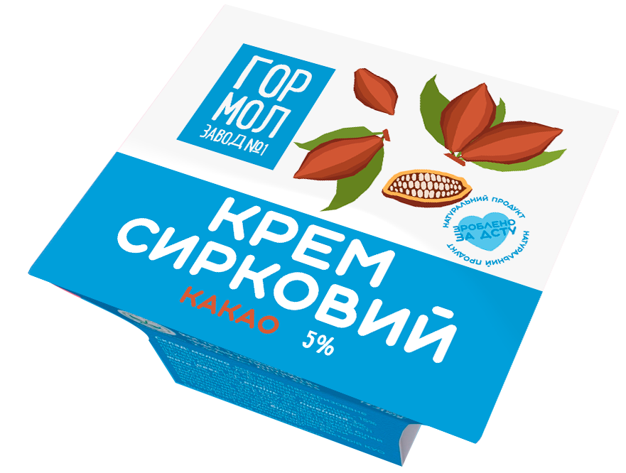 Товар: Крем сирковий “Какао” 5%