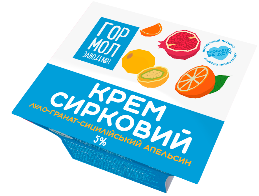 Товар: Крем сирковий “Луло-гранат-сицилійський апельсин” 5%