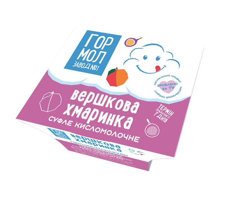 Товар: Суфле Вершкова хмаринка «Персик-маракуйя»