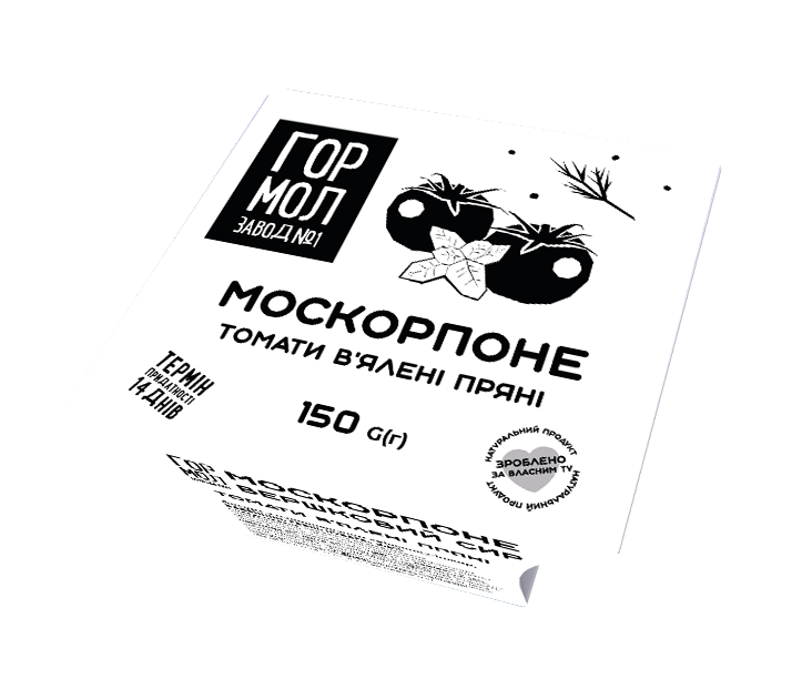 Товар: Маскарпоно (Сливочный сыр) «Томаты вяленые пряные»
