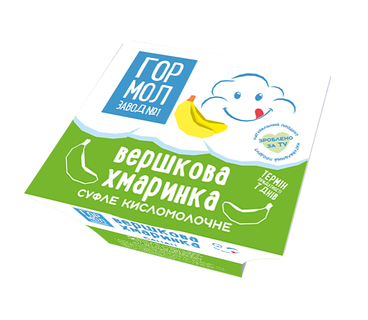 Товар: Суфле Вершкова хмаринка «Банан»