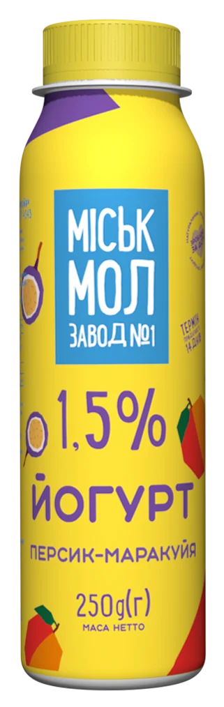 Товар: Йогурт «Персик-маракуйя» 1,5%