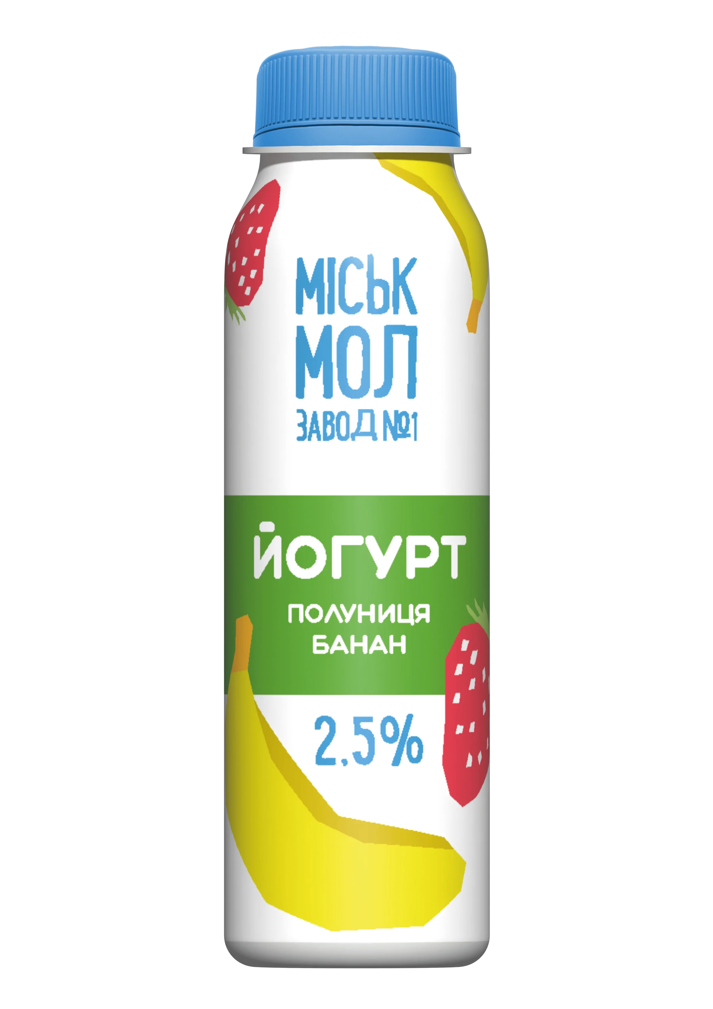Товар: Йогурт «Полуниця–банан» 2,5%