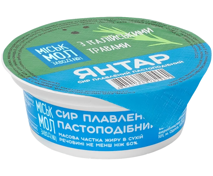 Товар: Сир плавлений «Янтар» з італійськими травами