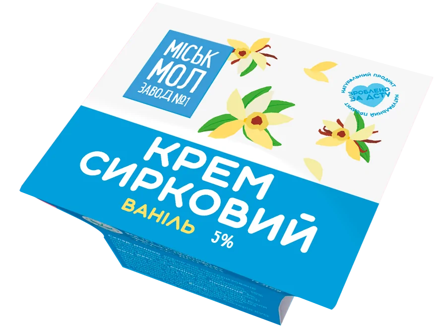 Товар: Крем сирковий “Ваніль” 5%