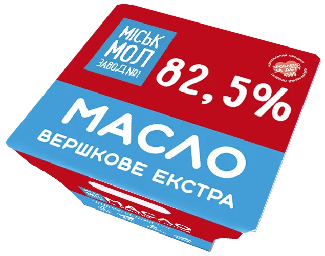 Товар: Масло «Екстра» 82,5%