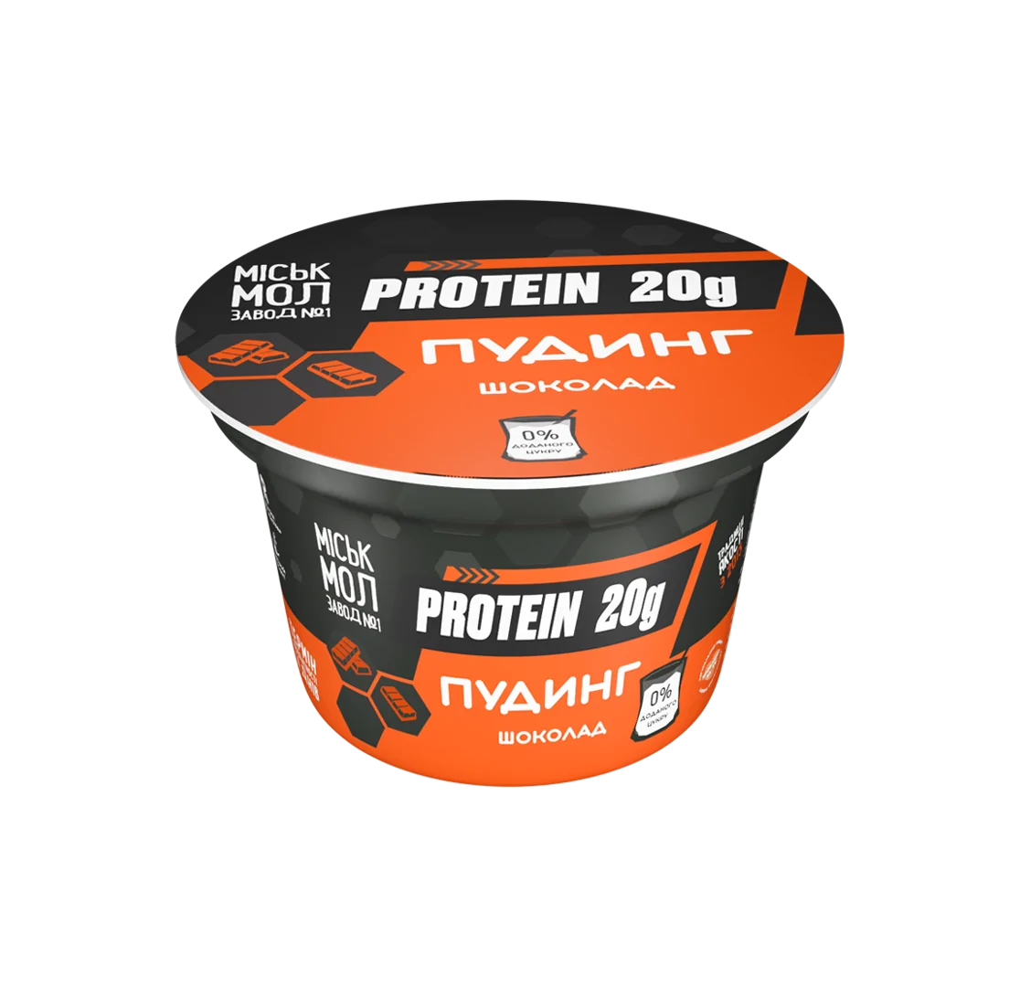 Товар: Протеїновий пудинг нежирний з сиропом «Шоколад»